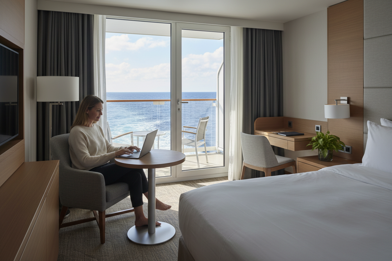 Working From a Cruise Ship: Can You Really Work Remotely and Still Enjoy Your Vacation?