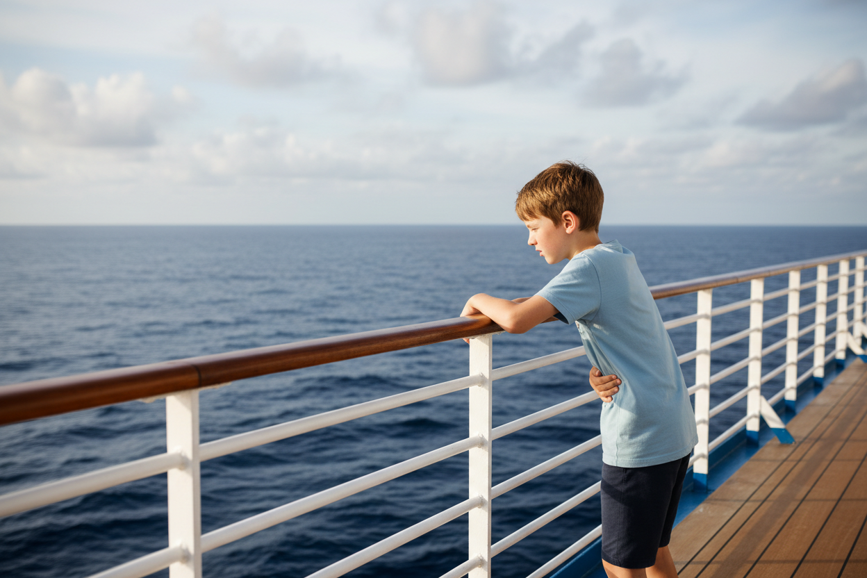 How to Handle Motion Sickness in Kids on a Cruise