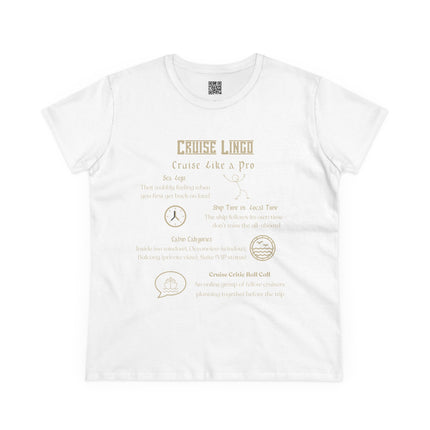 Cruise Lingo Cruise Like a Pro 100% Pre-Shrunk Cotton Tee - Cruise Gift, Travel Shirt, Vacation Apparel, Cruise Lover Top, Nautical T-Shirt