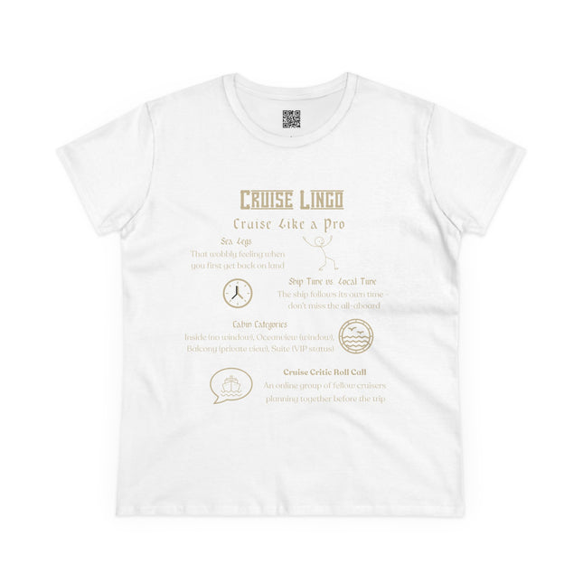 Cruise Lingo Cruise Like a Pro 100% Pre-Shrunk Cotton Tee - Cruise Gift, Travel Shirt, Vacation Apparel, Cruise Lover Top, Nautical T-Shirt