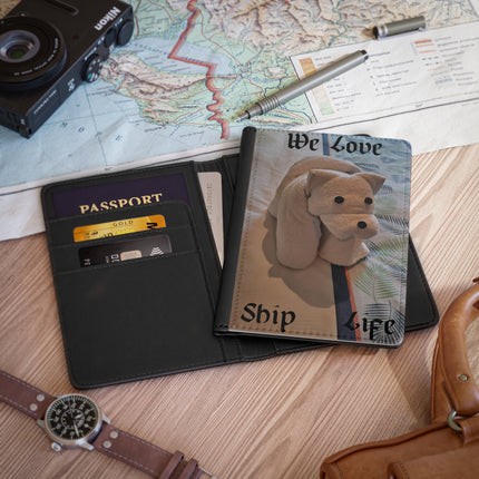 Passport Cover We Love Ship Life - Perfect Traveling Companion for Cruise Lovers, Cruise Accessory
