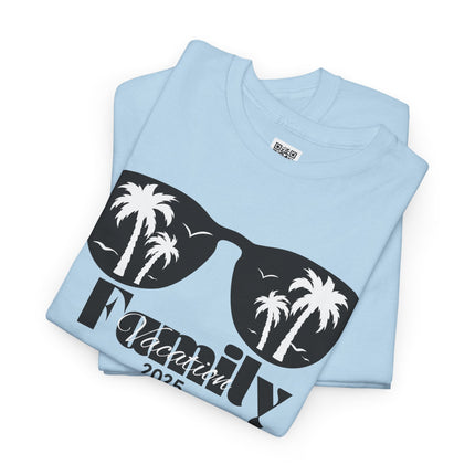 Family Vacation 2025 Tee, Fun Family Reunion T-Shirt, Summer Memories, Holiday Gift, Beach Vibes Clothing