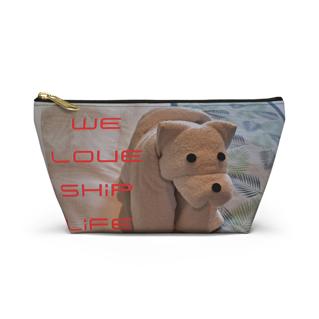 We Love Ship Live Cruise Accessory Pouch w T-bottom