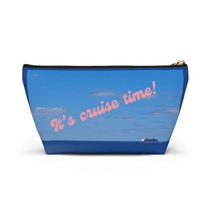 It's Cruise Time Accessory Pouch w T-bottom