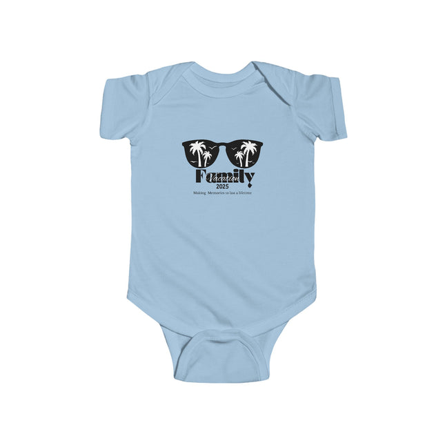 Baby Bodysuit - "Family 2026" Sunglasses Palm Graphic Infant Onesie