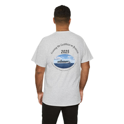 Personalized Cruise Trip Unisex Heavy Cotton Tee, Capture Your Unforgettable Journey Perfect for Travelers, Cruise Gifts, Vacation Shirts