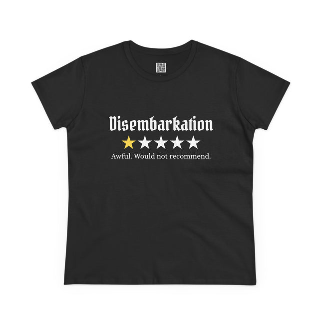 Fun Women’s Graphic Tee, Disembarkation Shirt, Casual Gift, Travel Shirt, Vacation Tee, Funny T-shirt