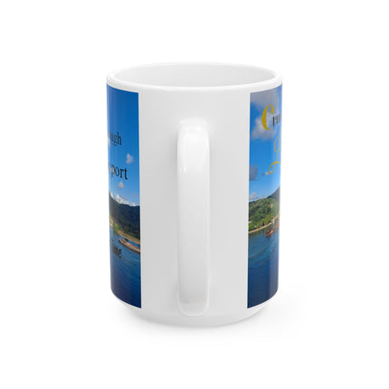 Cruising through Life one port at a time Ceramic Mug (11oz, 15oz)  Gift for travel lover - Gift for Cruiser - Funny Cruise Mug