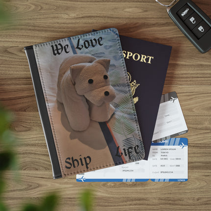 Passport Cover We Love Ship Life - Perfect Traveling Companion for Cruise Lovers, Cruise Accessory