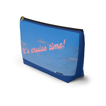 It's Cruise Time Accessory Pouch w T-bottom