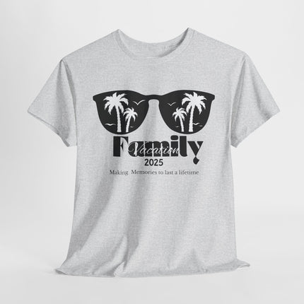 Family Vacation 2025 Tee, Fun Family Reunion T-Shirt, Summer Memories, Holiday Gift, Beach Vibes Clothing