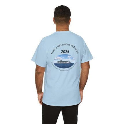 Personalized Cruise Trip Unisex Heavy Cotton Tee, Capture Your Unforgettable Journey Perfect for Travelers, Cruise Gifts, Vacation Shirts