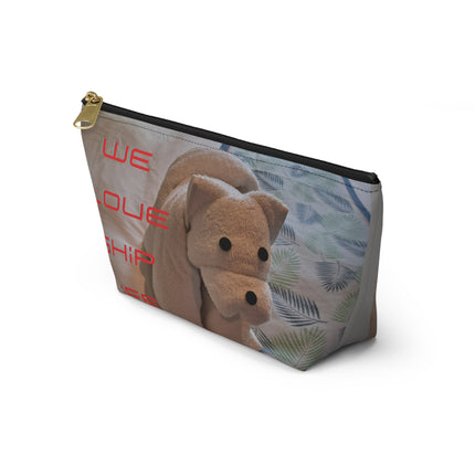 We Love Ship Live Cruise Accessory Pouch w T-bottom