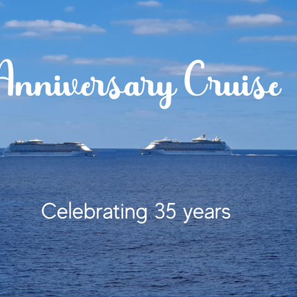 Anniversary Cruise 4 x 6 Magnet