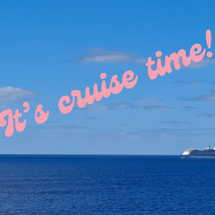 It's Cruise Time 4 x 6 Door Decor Magnet