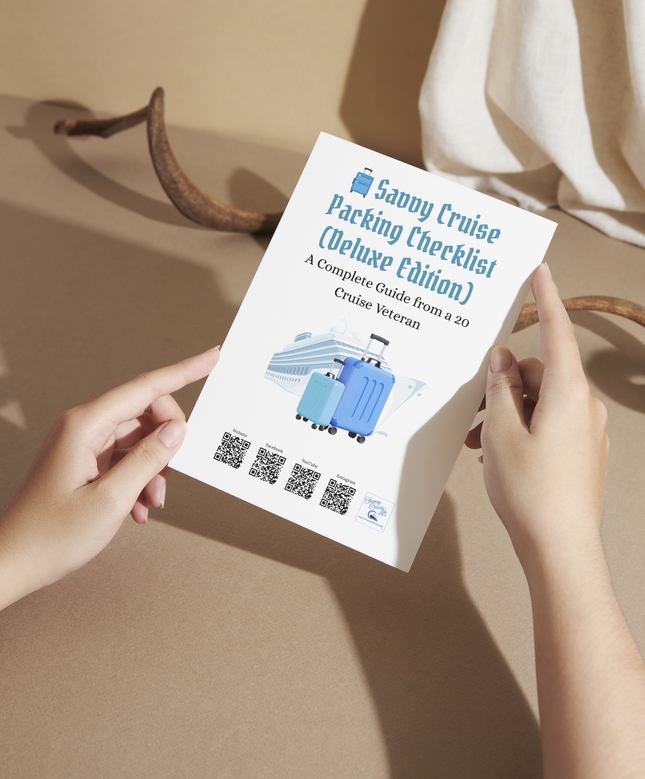 The Savvy Cruise Packing Checklist (Deluxe Edition)