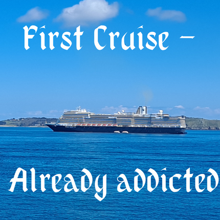 First Cruise - Already addicted 4x6 Picture Magnet