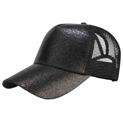 Glitter Ponytail Cap