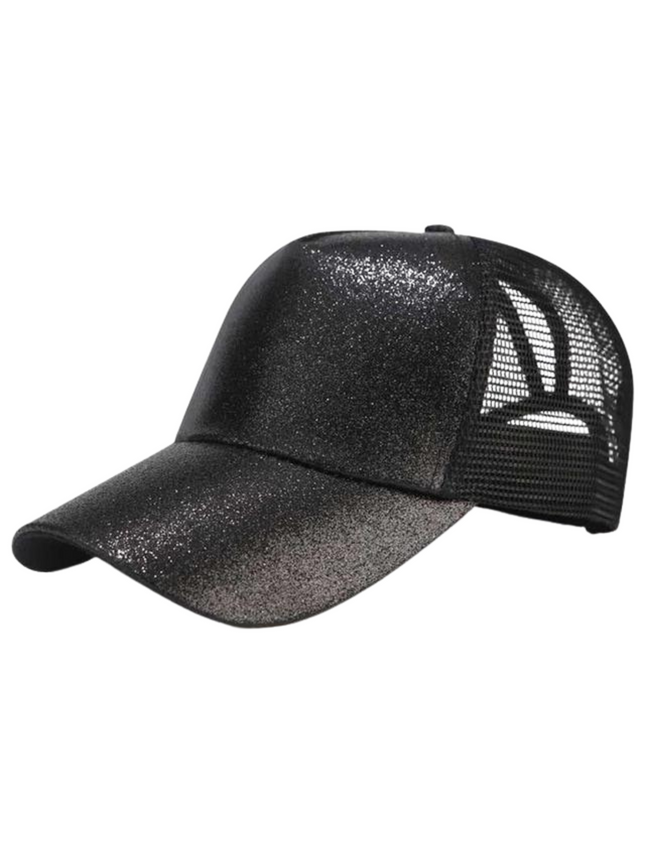 Glitter Ponytail Cap