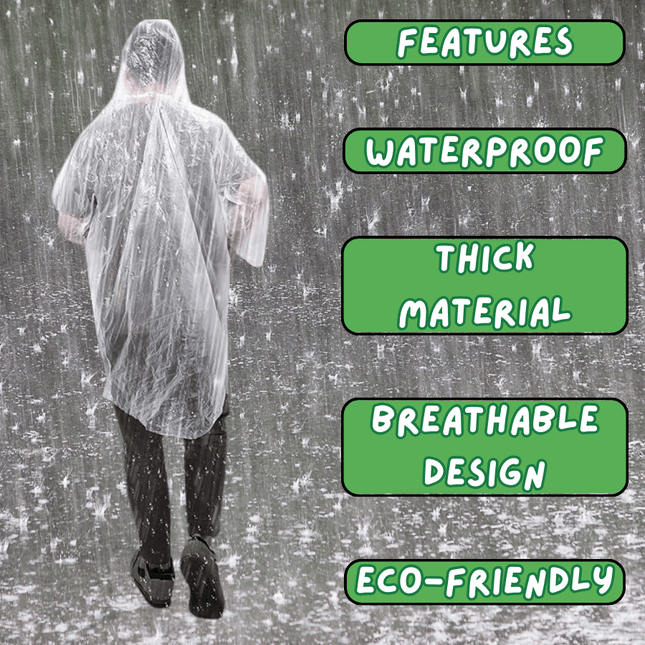 Emergency Rain Poncho