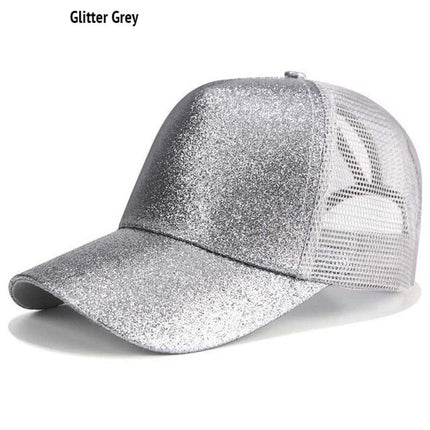 Glitter Ponytail Cap