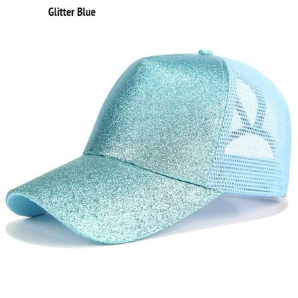 Glitter Ponytail Cap